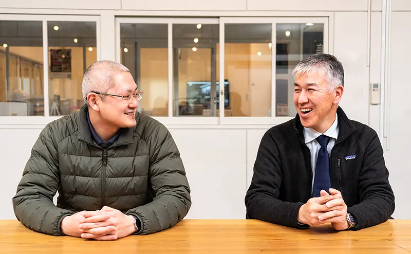 「さあ・くる」アプリの今後について語る神山町  平嶋氏と杼谷氏