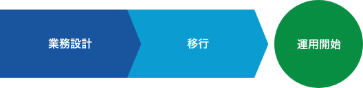 業務設計、移行、運用開始